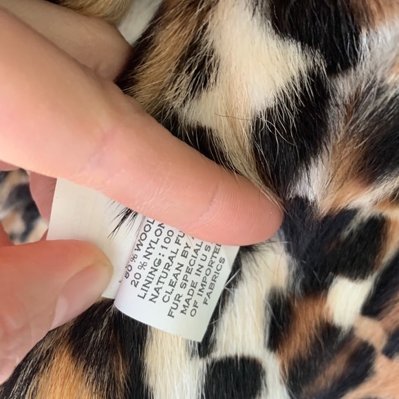 Marc Jacobs 100% Leopard-fur Lined Army Green Coat - Picture 6 of 10